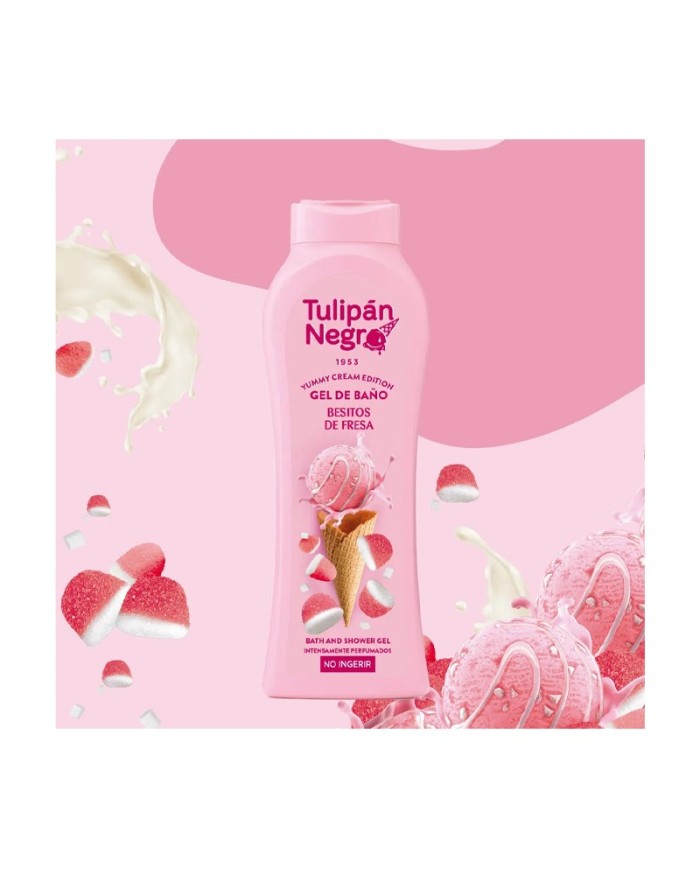 Tulipan Negro Bagnoschiuma Bacio Alla Fragola 650ml