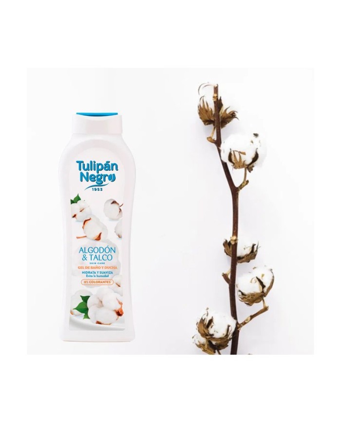 Tulipan Negro Bagnoschiuma Cotone e Talco 650ml