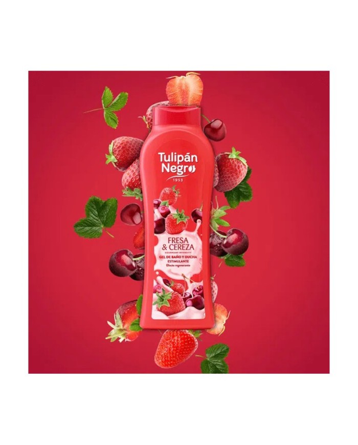 Tulipan Negro Bagnoschiuma Fragola e Ciliegia 650ml