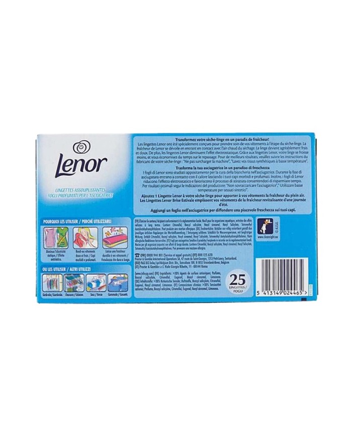 Lenor Fogli Asciugatrice 25 Pz