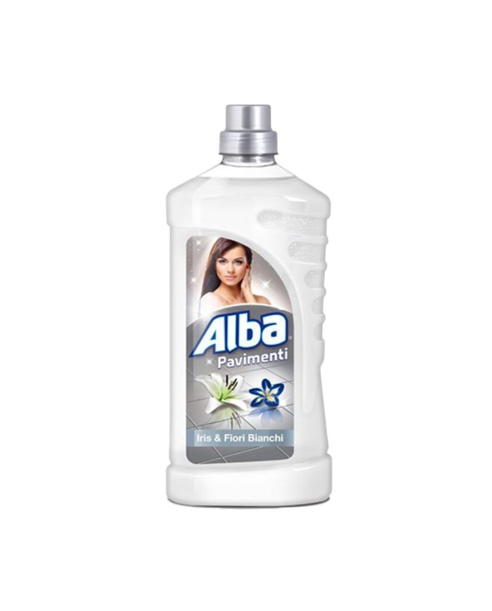 Alba Pavimenti Iris e Fiori Bianchi 1 L