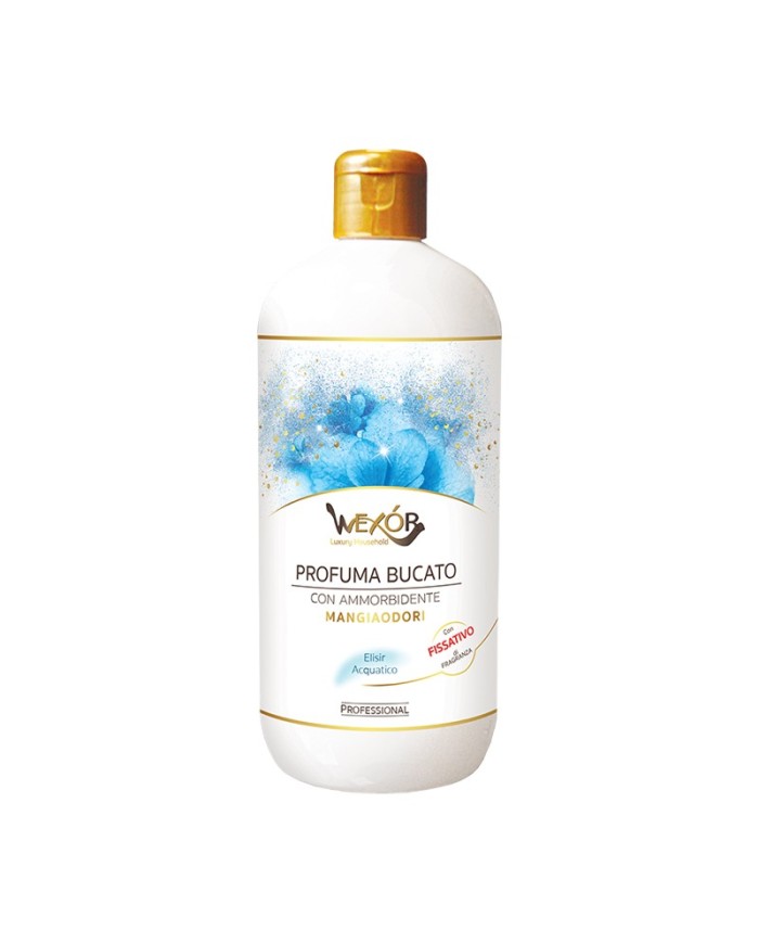 Wexor Profuma Bucato Con Ammorbidente Mangiaodori Elisir Acquatico 500 ml