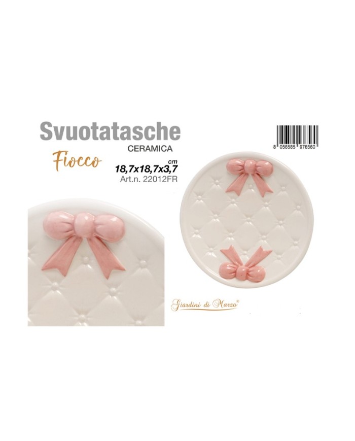 Giardini Di Marzo Linea Fiocco Rosa Svuotatasche