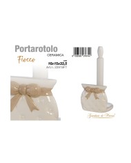 Giardini Di Marzo Linea Fiocco Tortora Portarotolo