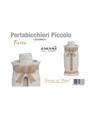 Giardini Di Marzo Linea Fiocco Tortora PortaBicchieri Piccolo