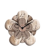Orologio Da Parete Flower Shabby 32x32