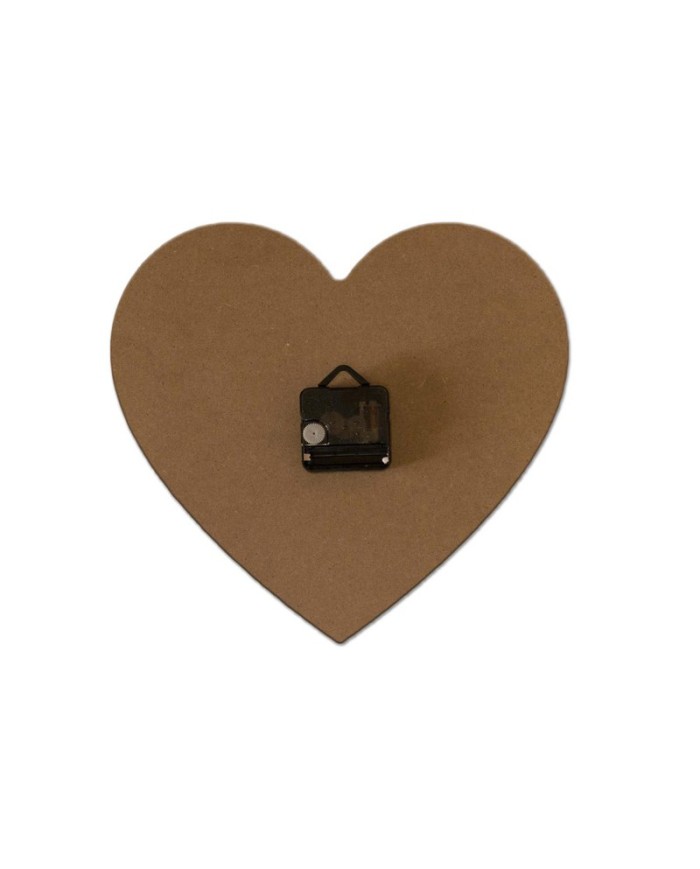 Orologio Da Parete Heart Shabby White 32x32