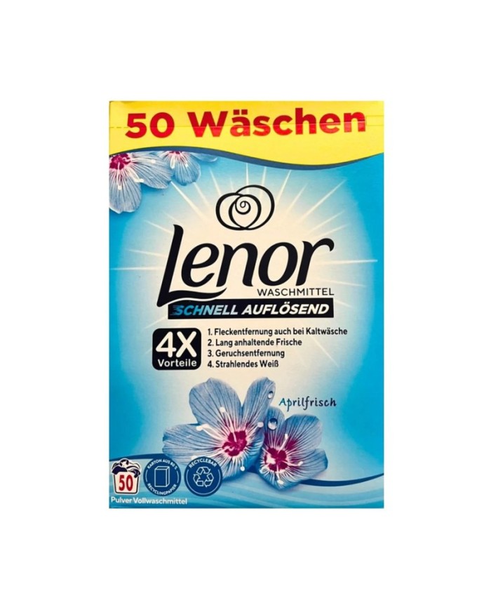 Lenor Polvere Risveglio Primaverile 50 Lavaggi 3kg