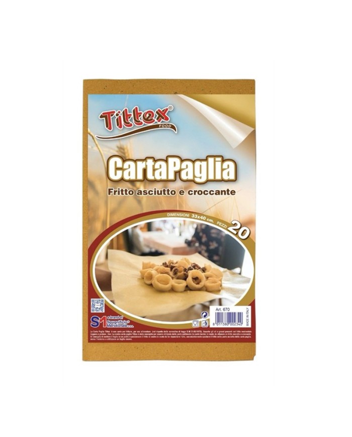Tittex Carta Paglia 33x40 20 Pz