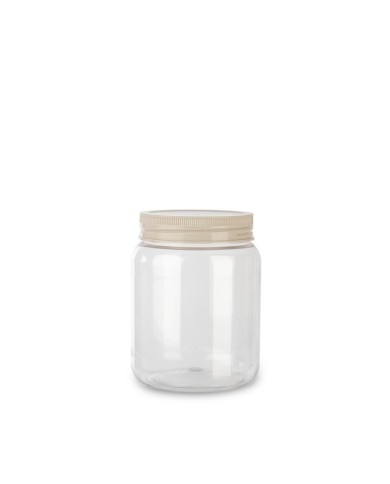 PlasticForte Contenitore Barattolo Plastica 1 Litro