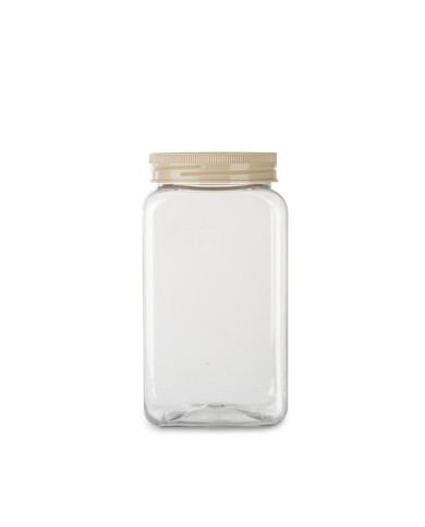 PlasticForte Contenitore Barattolo Plastica 1,6 Litri