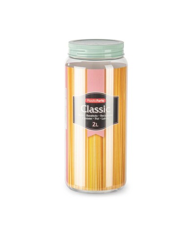PlasticForte Contenitore Barattolo Plastica 2 Litri
