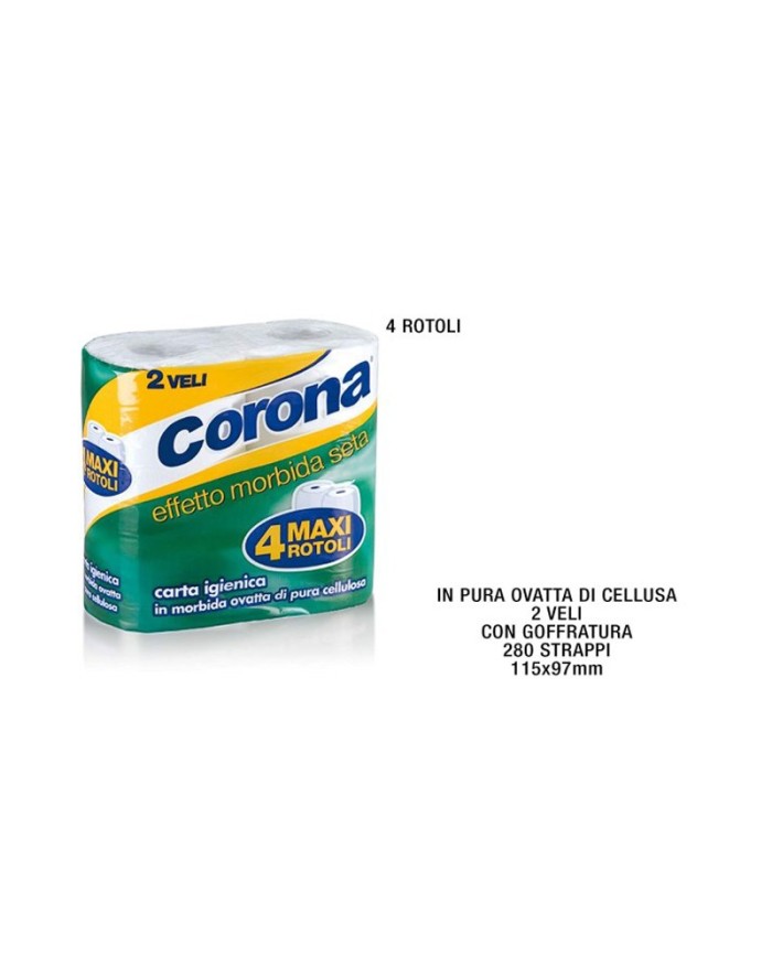 Corona Carta Igienica 4 Rotoli