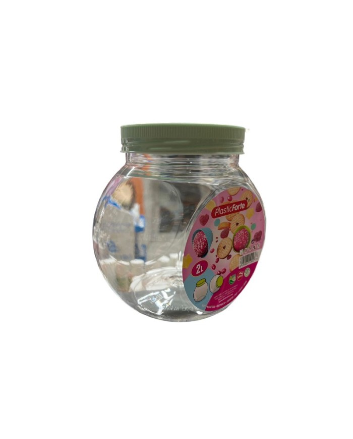 PlasticForte Barattolo Candy in Plastica 2 Litri