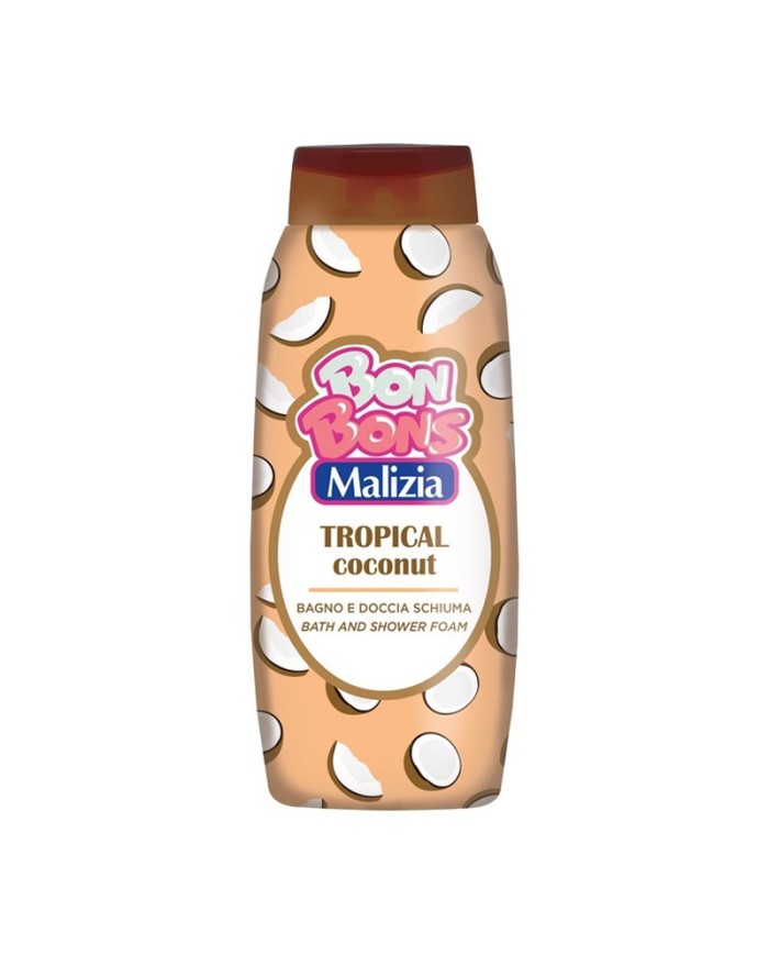 Malizia Bagno e Doccia Schiuma Bon Bons Tropical Coconut 500ml