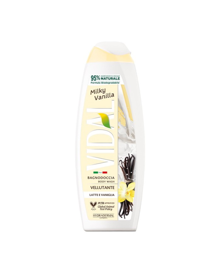 Vidal Milky Vanilla Bagnodoccia 500 ml