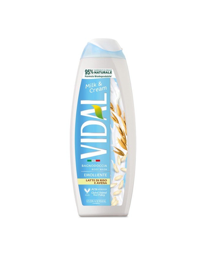 Vidal Milk e Cream Bagnodoccia 500 ml