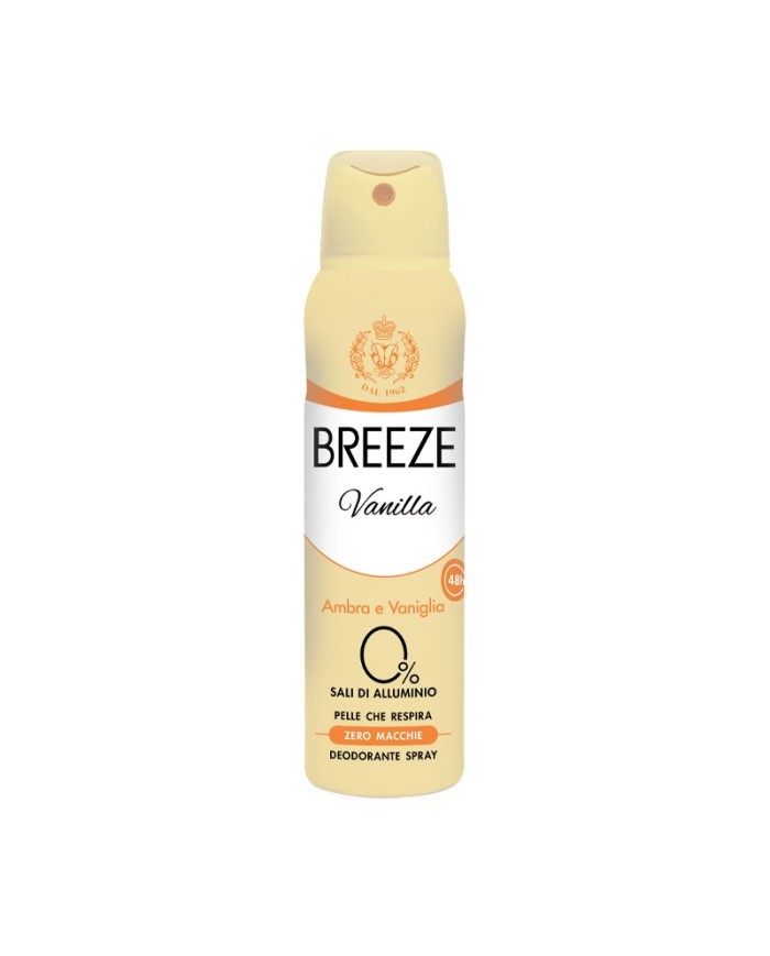 Breeze Deodorante Spray Vanilla 150ml
