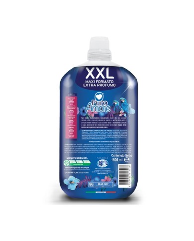 Puro Amore Ammorbidente Concentrato Blue Sky 86 Lavaggi