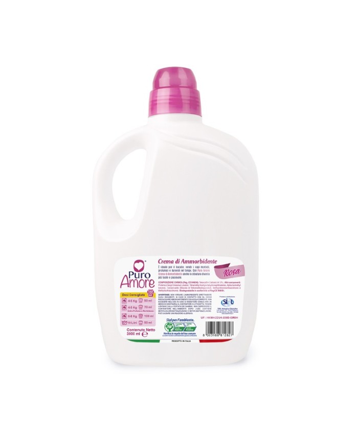 Puro Amore Crema Di Ammorbidente Rosa 60 Lavaggi