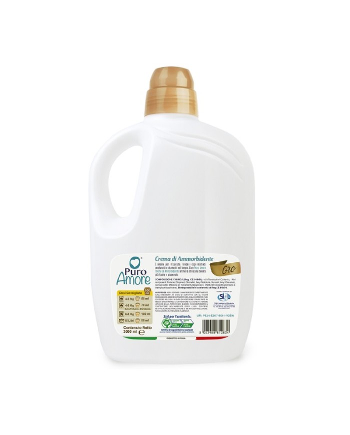Puro Amore Crema Di Ammorbidente Oro 60 Lavaggi