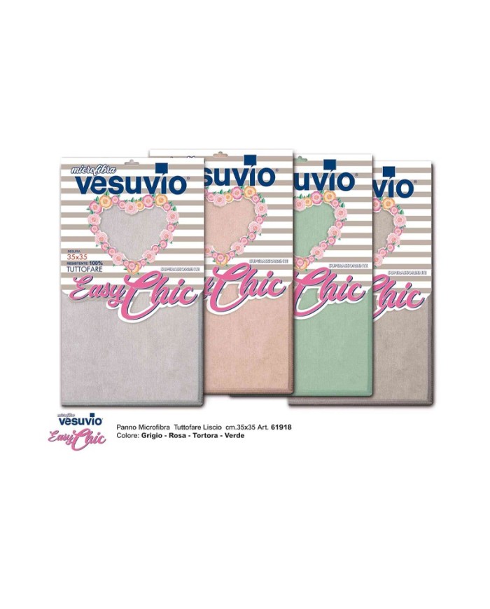 Vesuvio Microfibra Tuttofare Easy Chic Liscio 35x35