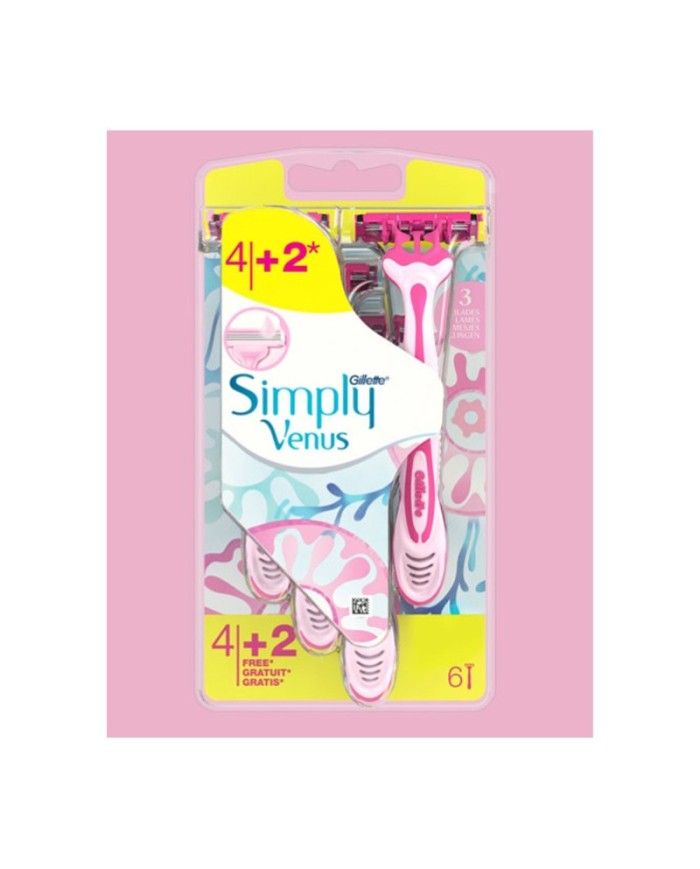 Gillette Simply Venus 3 Usa e Getta 6 Pezzi