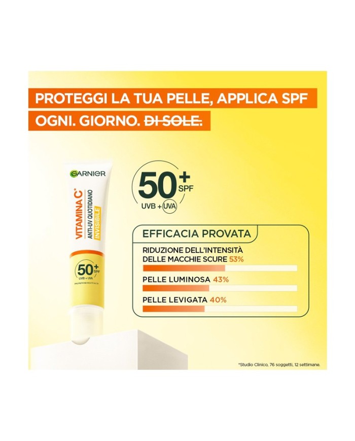 Garnier Anti-Uv Fluido Quotidiano Anti-Macchie Invisibile 40 ml