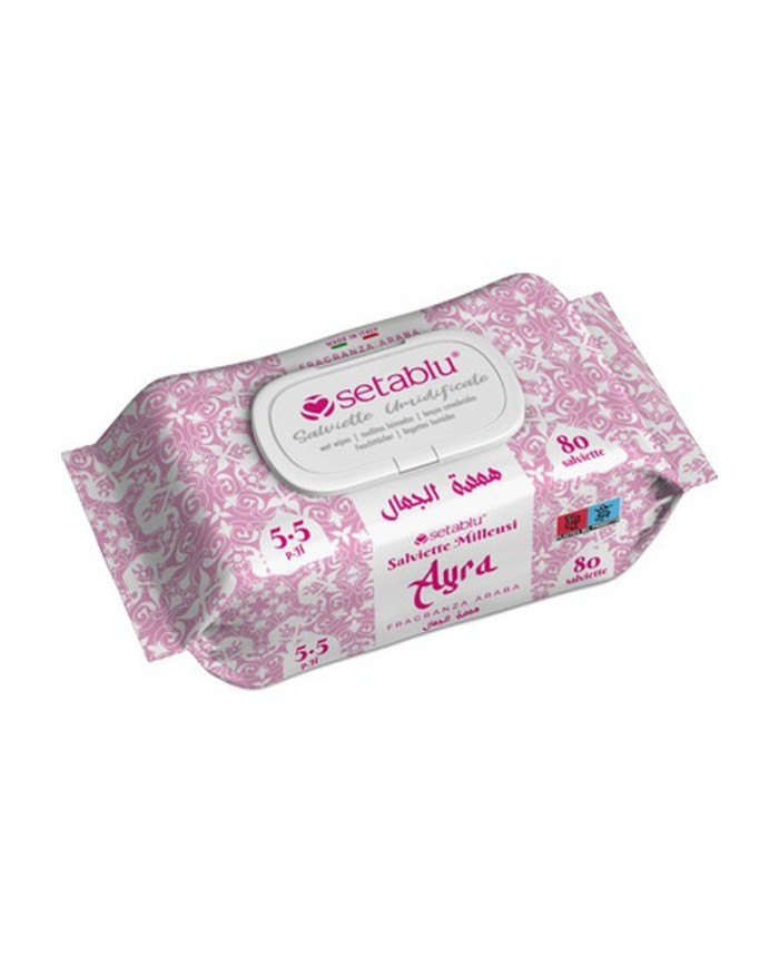 Setablu Salviette Umidificate Yara Rosa 80 Pezzi