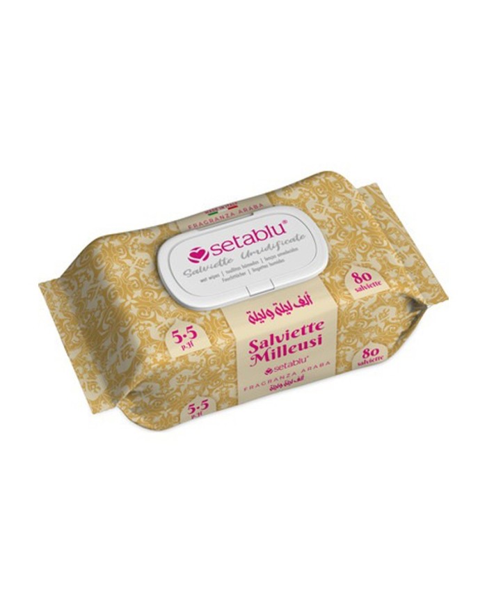 Setablu Salviette Umidificate Yara Fragranza Araba 80 Pezzi