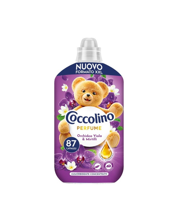 Coccolino Ammorbidente Concentrato XXL Orchidea Viola e Mirtilli 87 Lavaggi