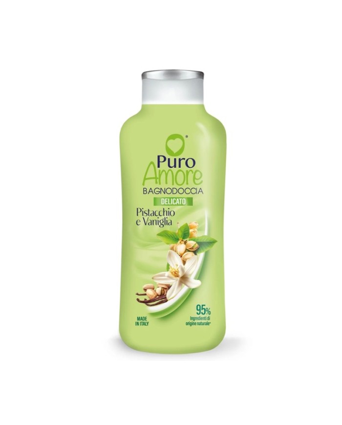 Puro Amore Delicato Bagnodoccia Pistacchio e Vaniglia 650ml