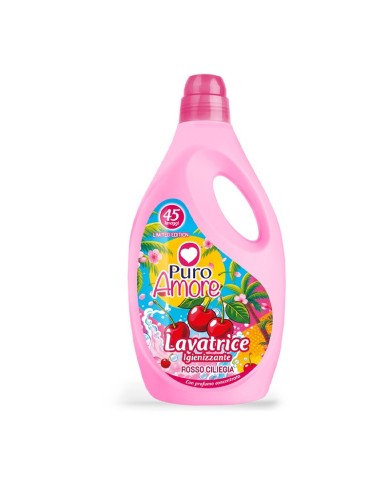 Puro Amore Lavatrice Igienizzante Rosso Ciliegia 45 Lavaggi